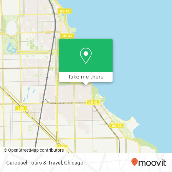 Carousel Tours & Travel map