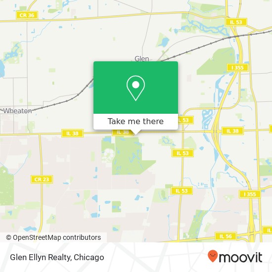 Glen Ellyn Realty map