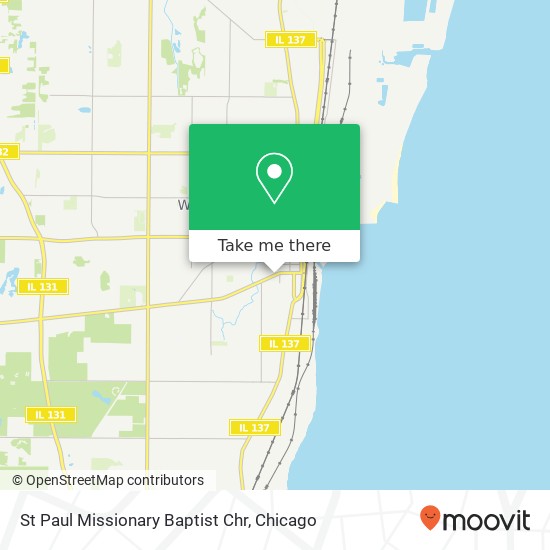 St Paul Missionary Baptist Chr map