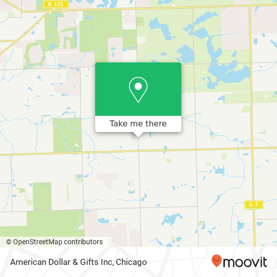 Mapa de American Dollar & Gifts Inc