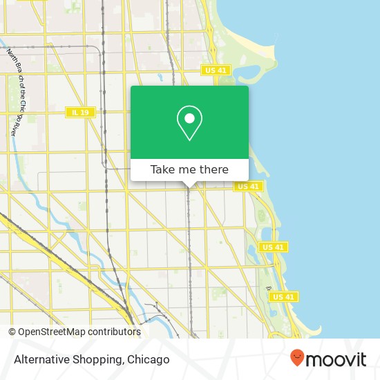 Alternative Shopping map