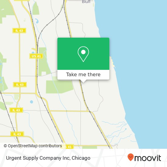 Urgent Supply Company Inc map