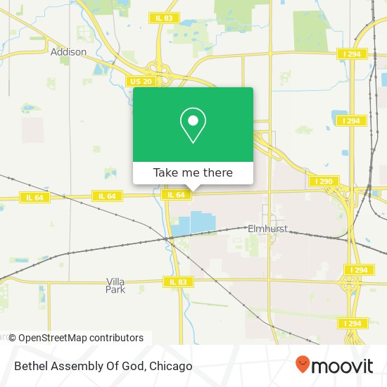 Bethel Assembly Of God map