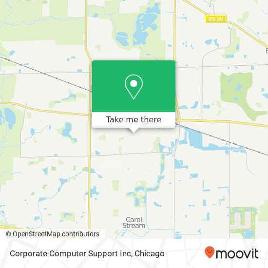 Corporate Computer Support Inc map