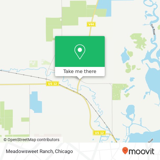 Mapa de Meadowsweet Ranch