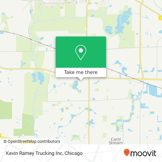 Kevin Ramey Trucking Inc map