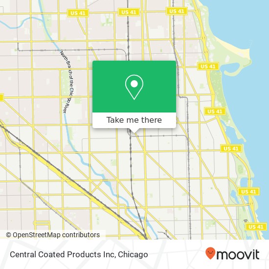 Central Coated Products Inc map