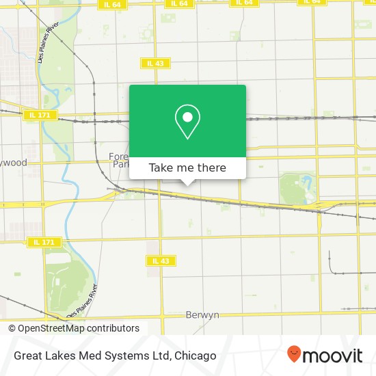 Great Lakes Med Systems Ltd map