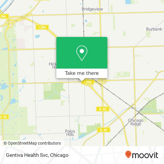 Gentiva Health Svc map