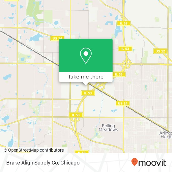 Brake Align Supply Co map