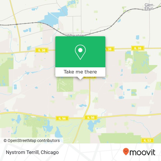 Nystrom Terrill map