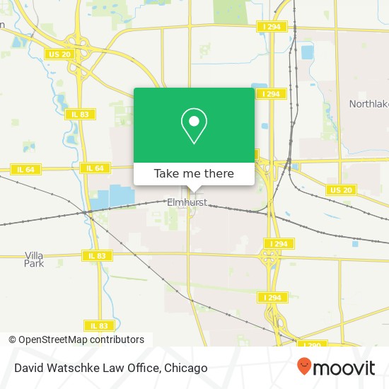 David Watschke Law Office map