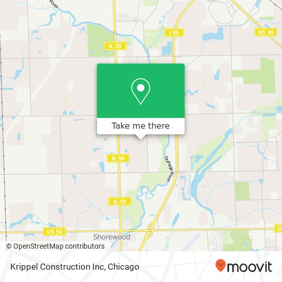 Mapa de Krippel Construction Inc