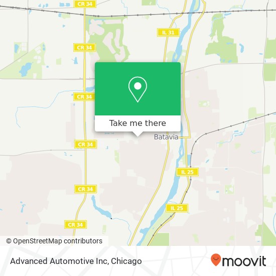 Advanced Automotive Inc map