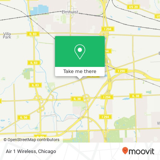 Air 1 Wireless map