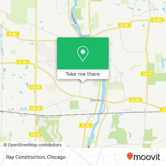 Ray Construction map