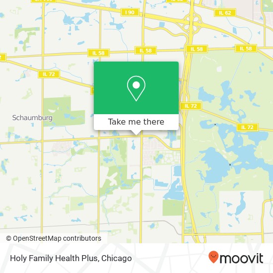 Holy Family Health Plus map