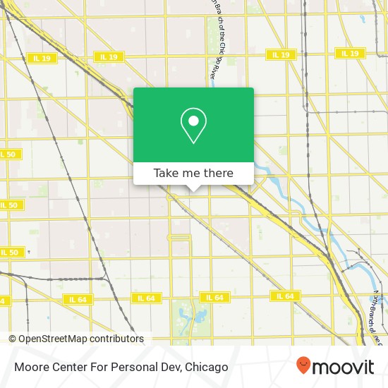 Mapa de Moore Center For Personal Dev