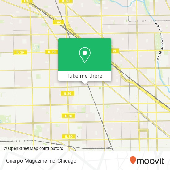 Cuerpo Magazine Inc map