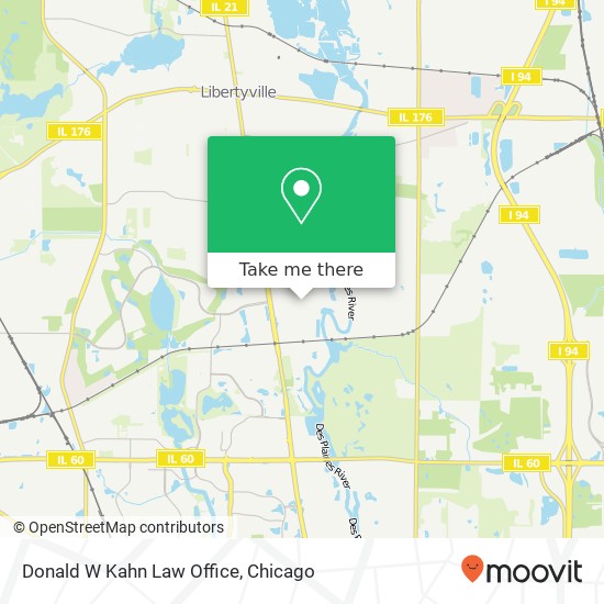 Donald W Kahn Law Office map