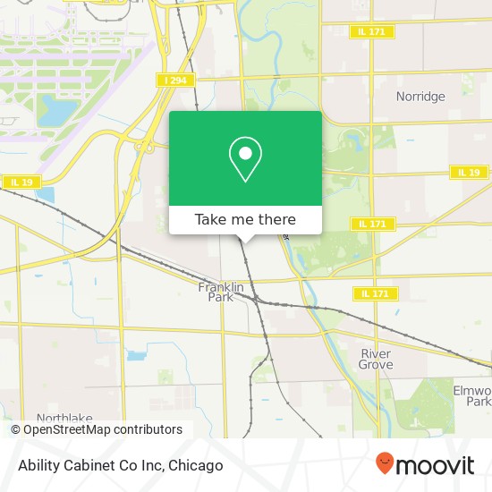 Ability Cabinet Co Inc map