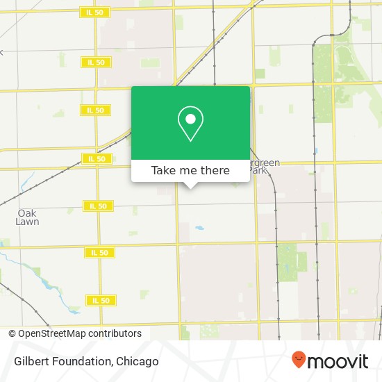 Mapa de Gilbert Foundation