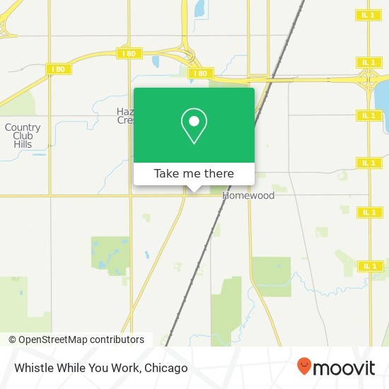 Mapa de Whistle While You Work