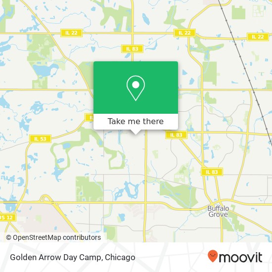 Golden Arrow Day Camp map