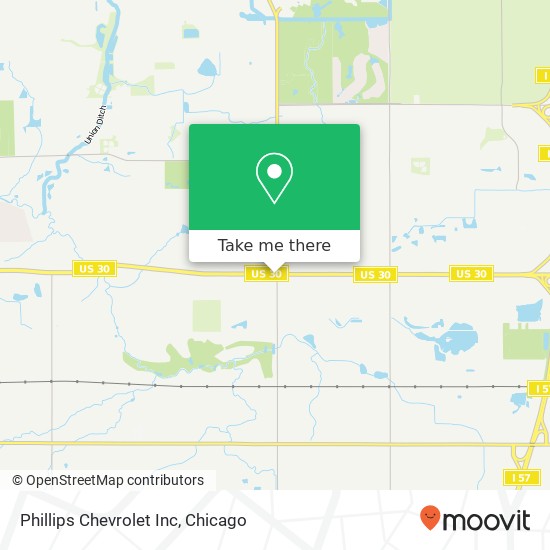 Mapa de Phillips Chevrolet Inc