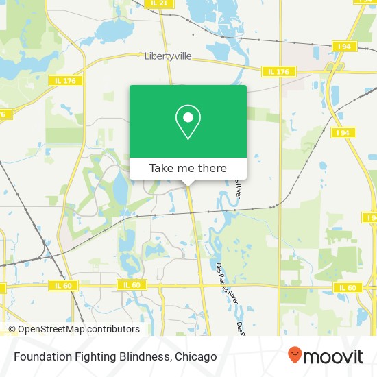 Foundation Fighting Blindness map