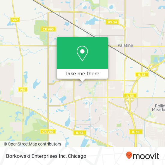 Mapa de Borkowski Enterprises Inc