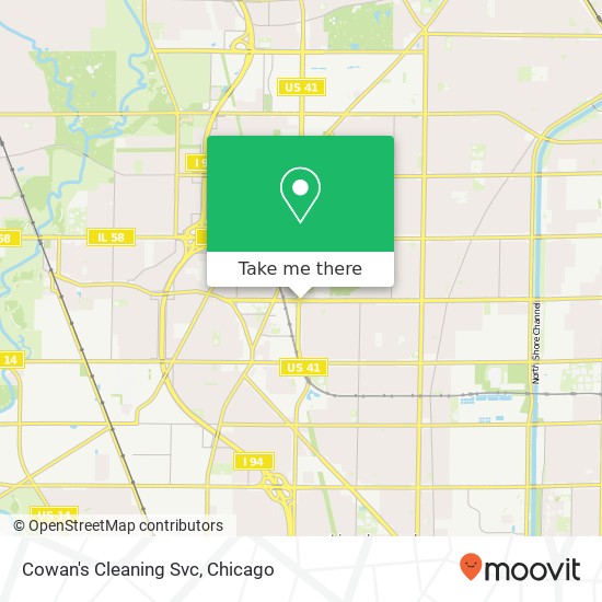Cowan's Cleaning Svc map