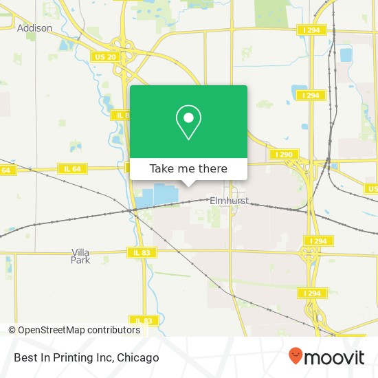 Mapa de Best In Printing Inc