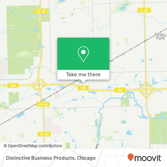 Distinctive Business Products map