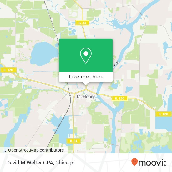 David M Welter CPA map