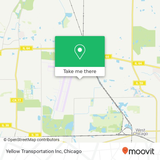 Yellow Transportation Inc map