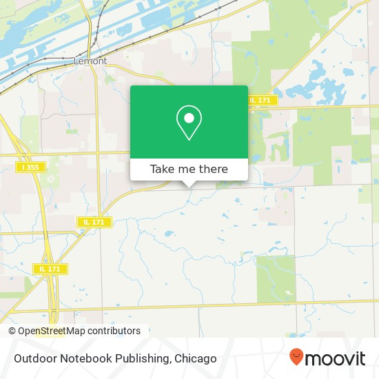 Mapa de Outdoor Notebook Publishing