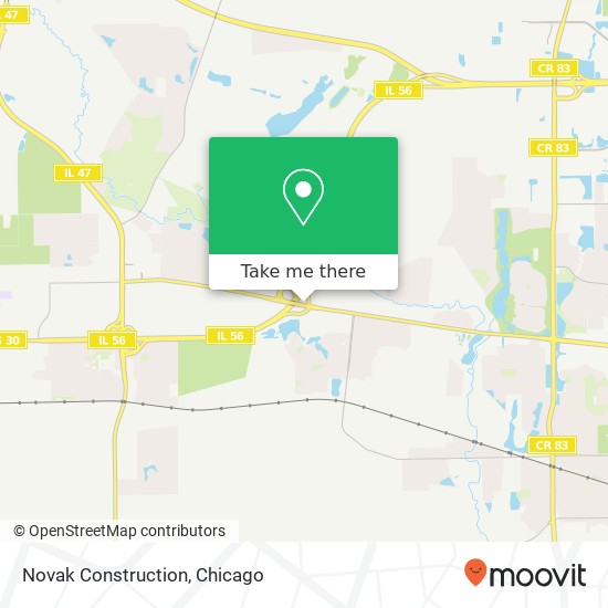 Novak Construction map