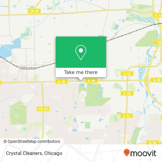 Crystal Cleaners map