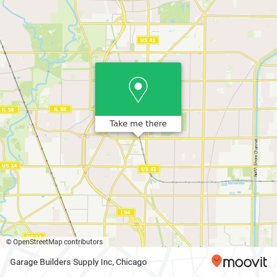 Garage Builders Supply Inc map