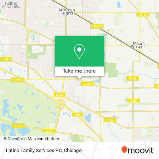 Latino Family Services PC map