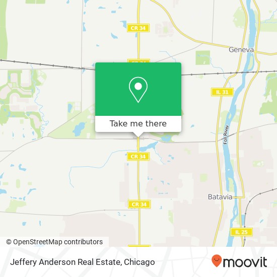 Jeffery Anderson Real Estate map