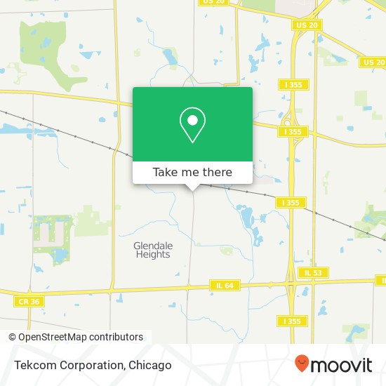 Mapa de Tekcom Corporation