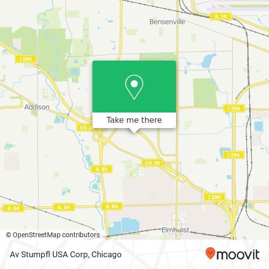 Mapa de Av Stumpfl USA Corp