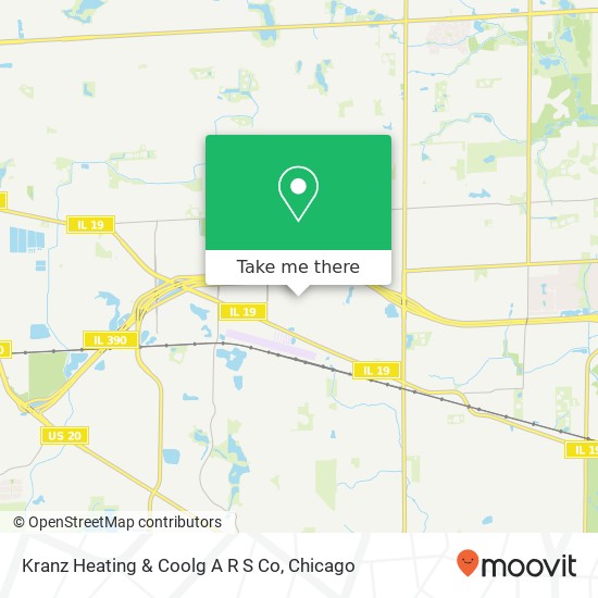 Kranz Heating & Coolg A R S Co map