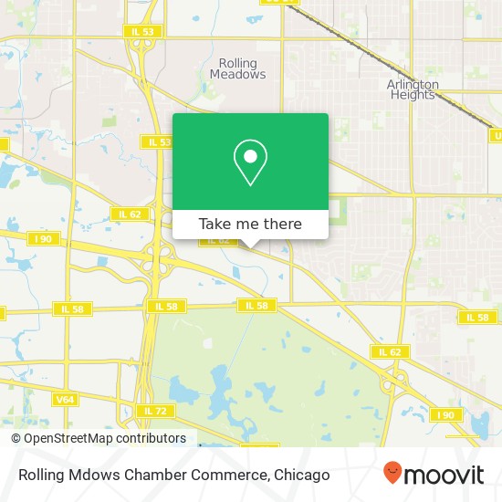 Rolling Mdows Chamber Commerce map