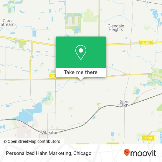 Personalized Hahn Marketing map