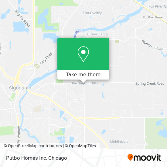 Putbo Homes Inc map