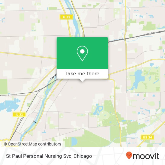 St Paul Personal Nursing Svc map