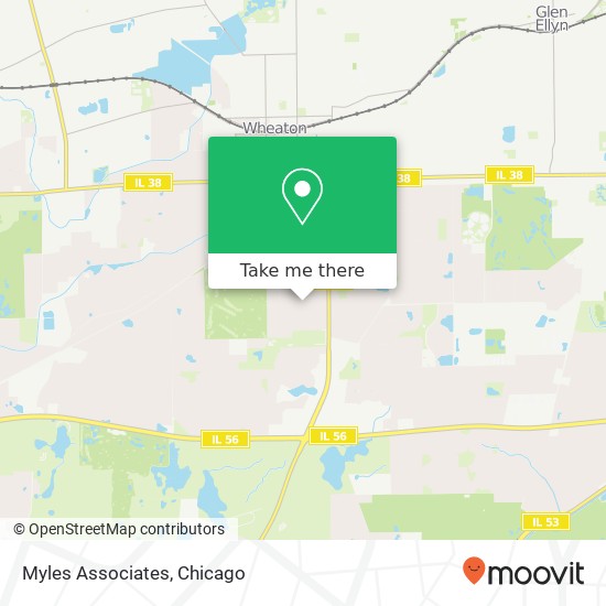 Myles Associates map